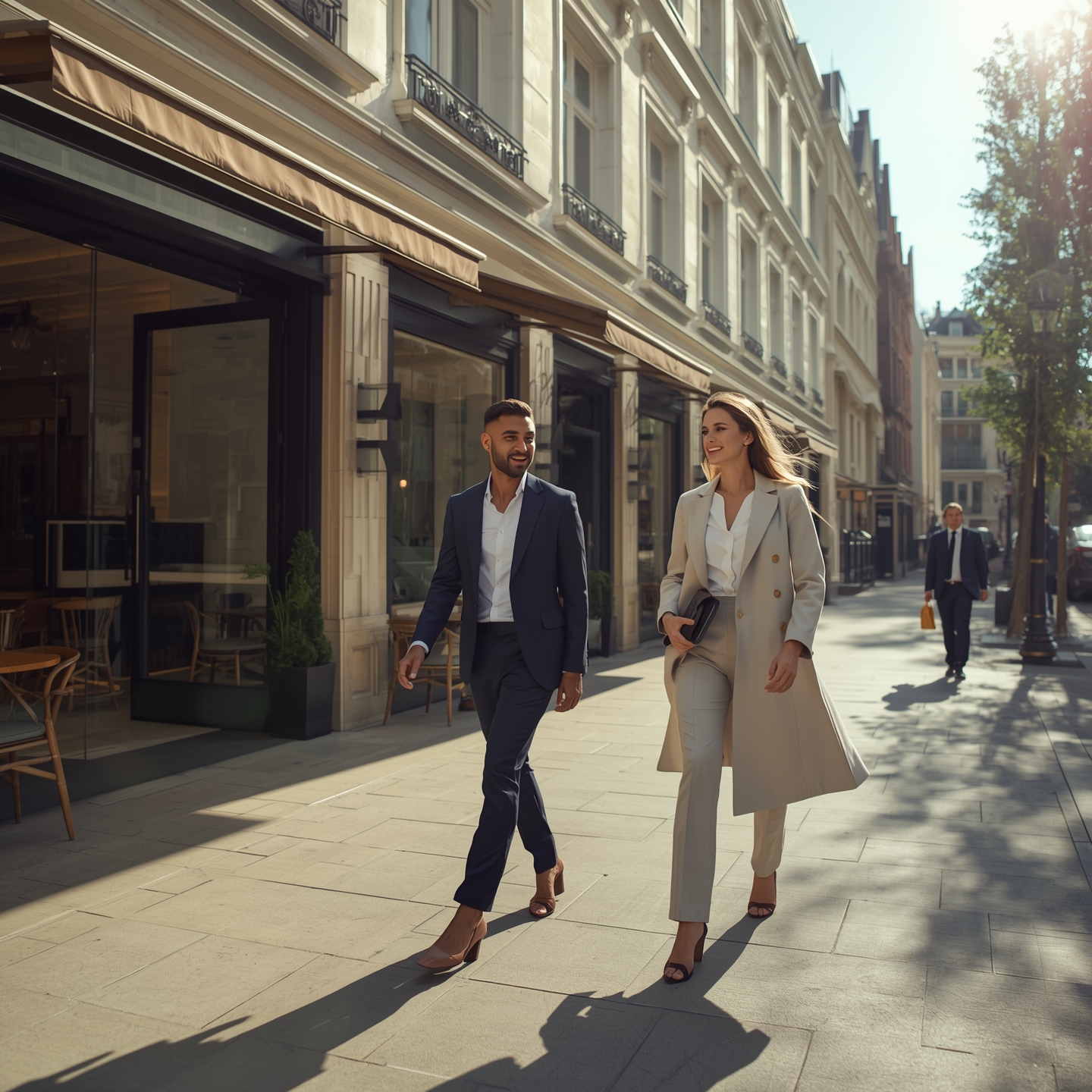 Lucid_Origin_Two_professional_advisors_walking_down_an_elegant_0