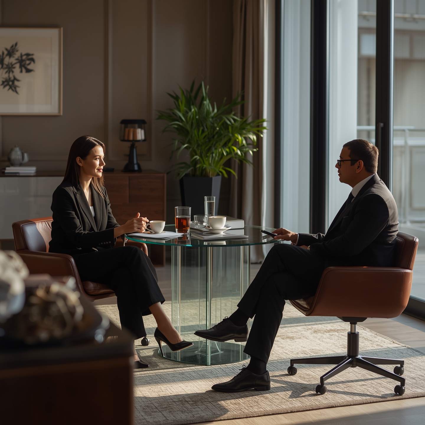 Lucid_Origin_Una_asesora_de_negocios_y_un_empresario_estn_reun_3